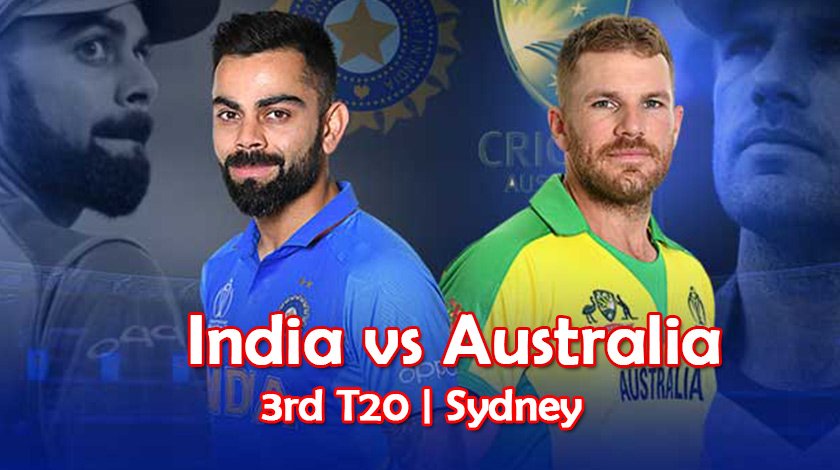 तीसरे T-20 में ऑस्ट्रेलिया की 12 रनों से शानदार जीत,भारतीय टीम क्लीन स्वीप करने में रही नाकाम