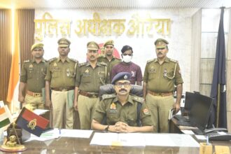 दिबियापुर पुलिस की बड़ी सफलता: शातिर वाहन चोर गिरफ्तार